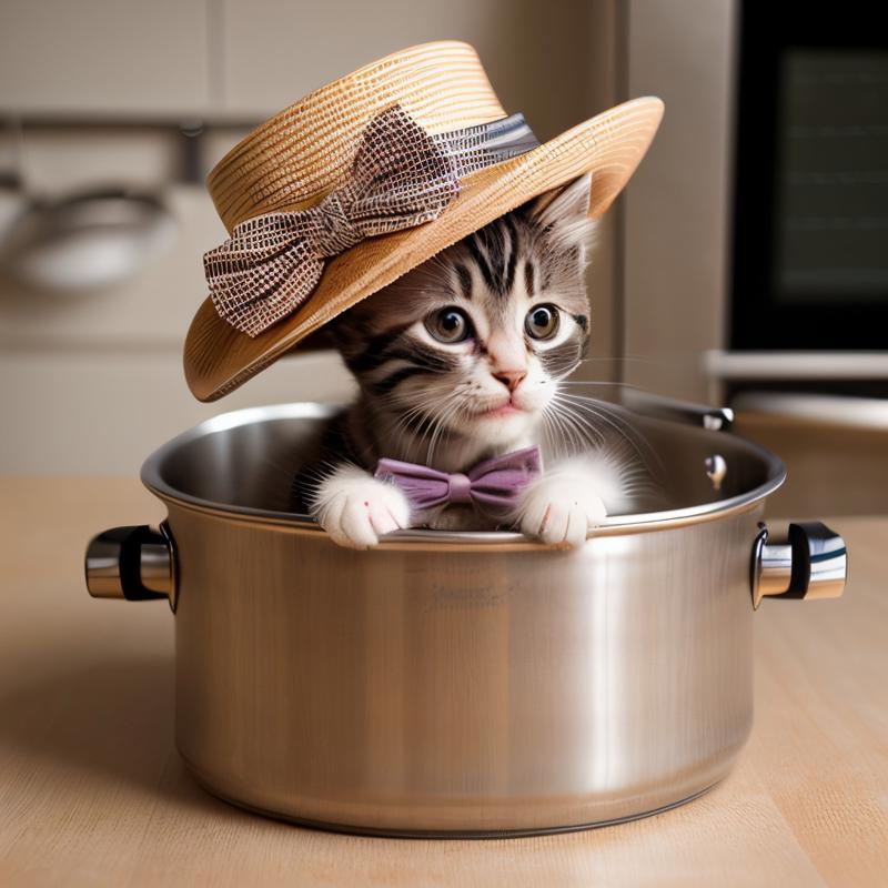 00423-1848031643-intricate cute kitten with panamahat and bowtie in a cooking pot,  _lora_PanamaHatConcept_v13_0.8_.jpg